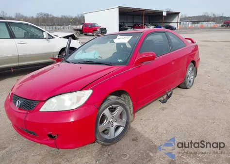 2005 Honda Civic Ex z USA, uszkodzony, nr VIN 1HGEM21975L011166